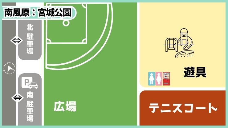 南風原町：宮城公園MAP