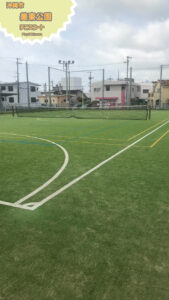 沖縄市　美東公園　テニスコート