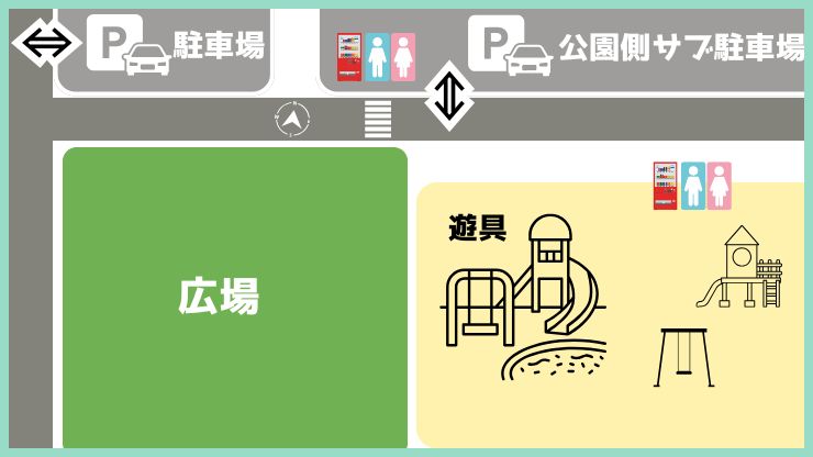 豊見城市：海軍壕公園 遊具広場MAP