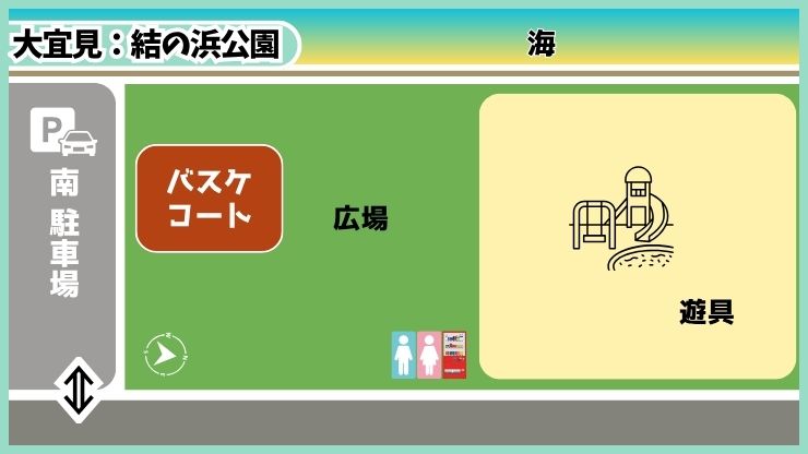 大宜見村：結の浜公園MAP