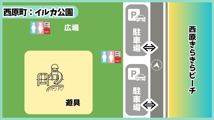 西原町：イルカ公園MAP