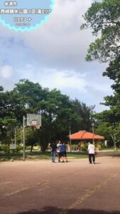 【家族で楽しめる】沖縄・西崎親水公園で水遊び＆バスケ！