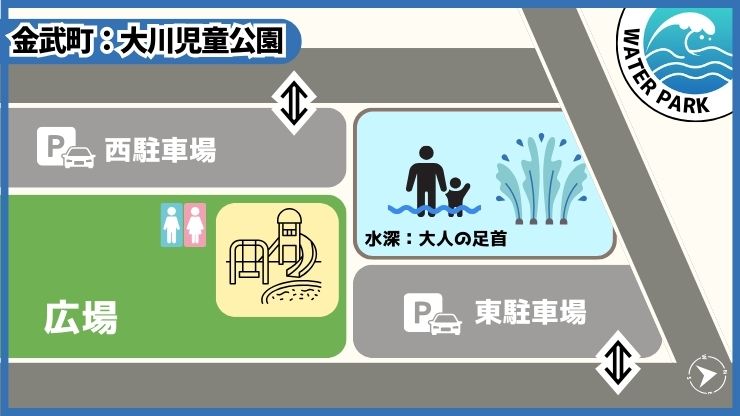 金武町:大川児童公園MAP