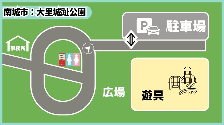 南城市：大里城趾公園MAP