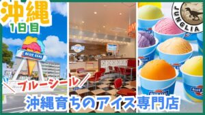 ジャングリア&沖縄旅行プラン、1日目、ブルーシール、アイスクリーム