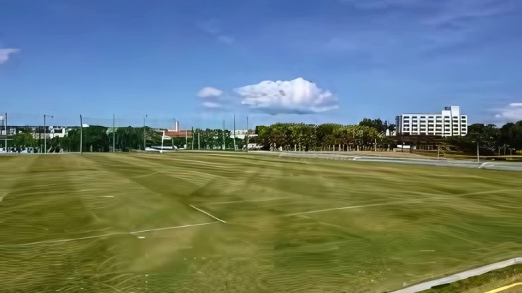 FC町田ゼルビアの沖縄サッカーキャンプ場：Enagicスタジアム名護