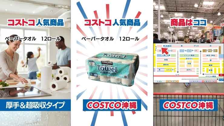 コストコ ランキング ベスト：ペーパータオル、キッチンペーパー